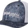 Hats * | Columbia Men'S Camo Mesh Hat Black Realtree Mako