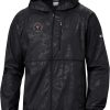 Jackets * | Columbia Inter Miami Cf Black Flash Forward Camo Windbreaker For Men