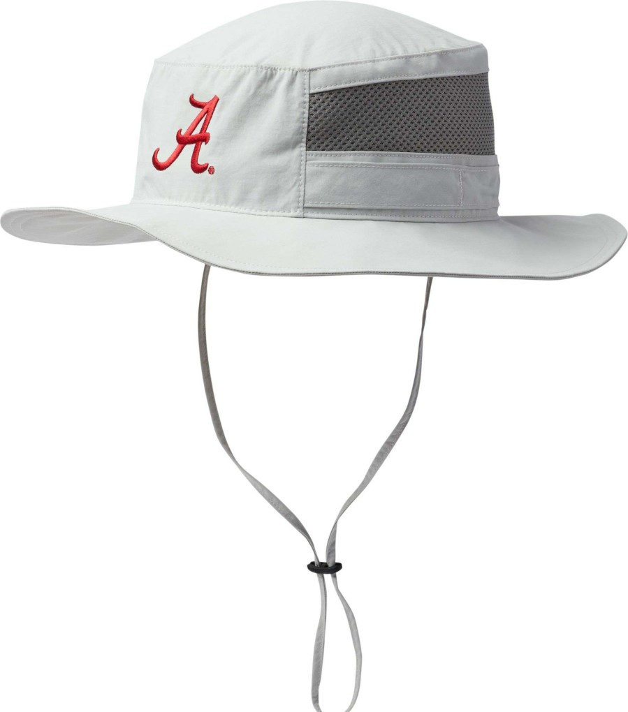 Hats * | Columbia Men'S Alabama Crimson Tide Grey Bora Bora Booney Hat