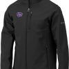 Jackets * | Columbia Men'S Kansas State Wildcats Black Ascender Full-Zip Jacket