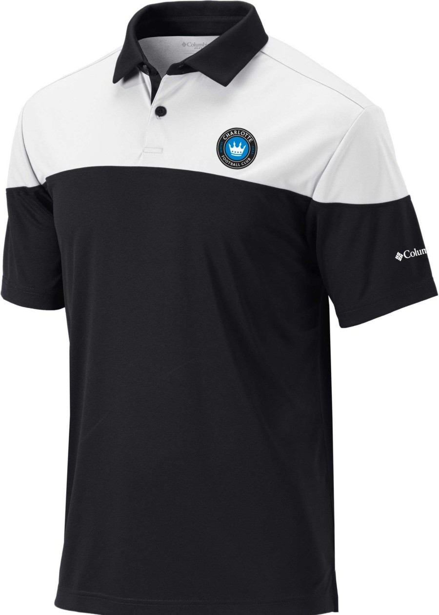 Shirts * | Columbia Charlotte Fc Best Black Polo For Men