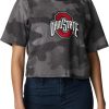 Shirts * | Columbia Women'S Ohio State Buckeyes Gray Park Box Shirt