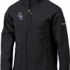 Jackets * | Columbia Men'S Colorado Rockies Black Ascender Full-Zip Jacket