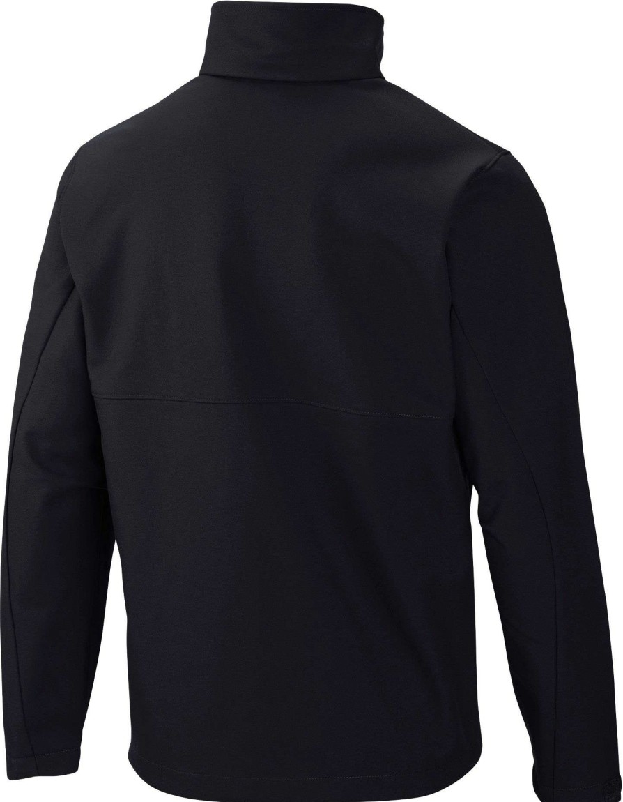 Jackets * | Columbia Men'S Colorado Rockies Black Ascender Full-Zip Jacket