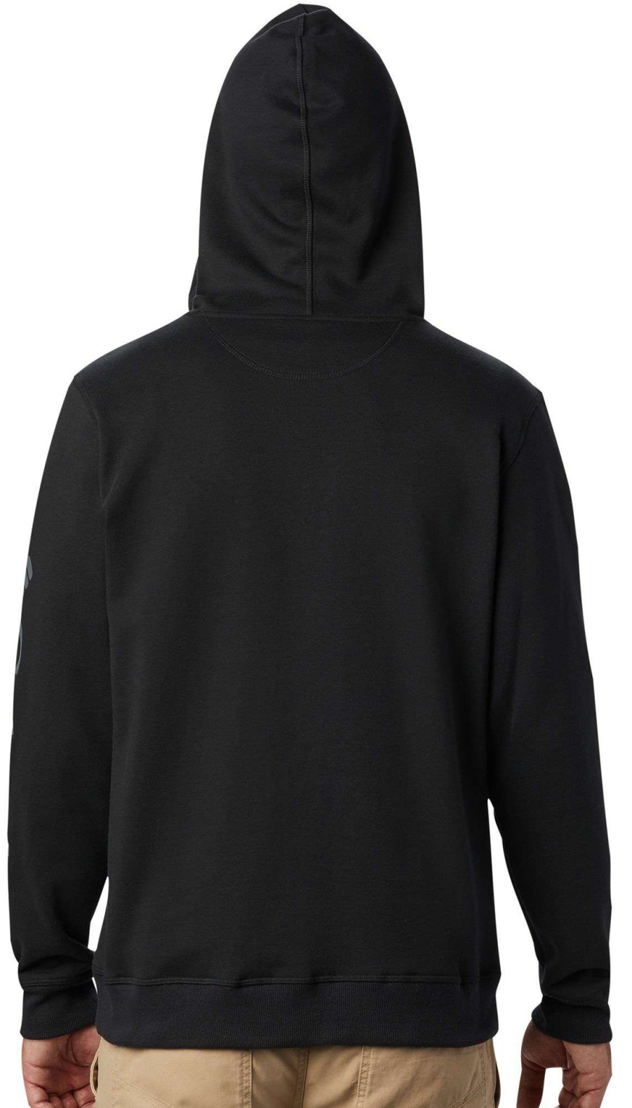 Sweatshirts * | Columbia Men'S Graphic Fleece Full-Zip Hoodie Black/City Grey