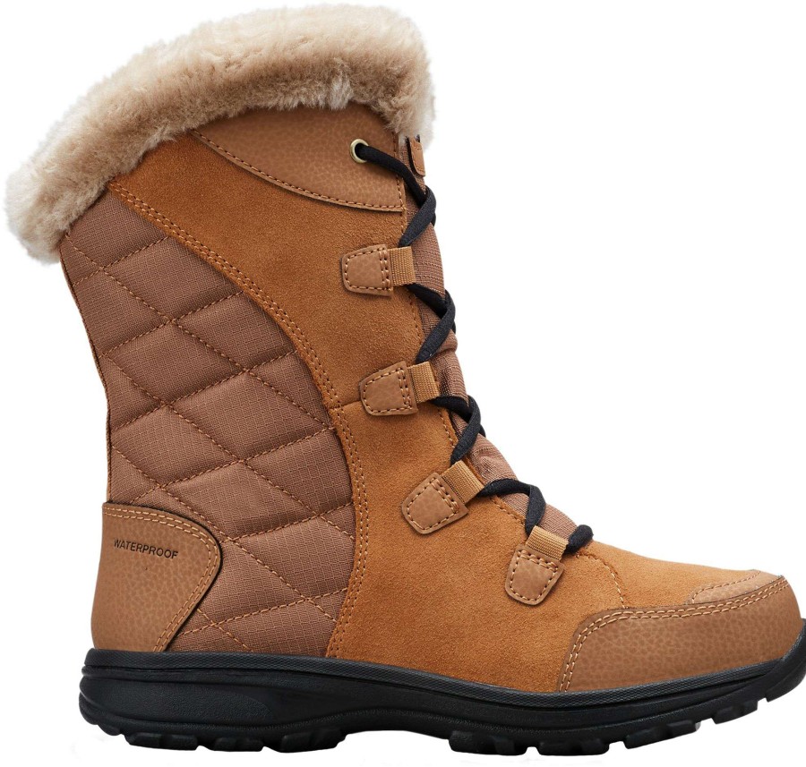 Boots * | Columbia Women'S Ice Maiden Ii 200G Waterproof Winter Boots Elk/Black