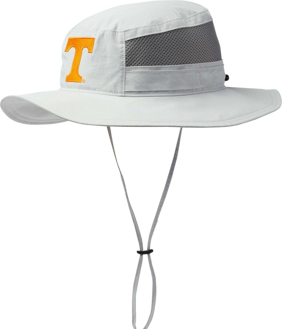 Hats * | Columbia Men'S Tennessee Volunteers Grey Bora Bora Booney Hat