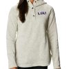 Sweatshirts * | Columbia Women'S Lsu Tigers Darling Days Full-Zip White Hoodie