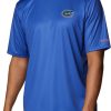 Shirts * | Columbia Men'S Florida Gators Blue Terminal Tackle Shirt