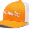 Hats * | Columbia Youth Tennessee Volunteers Tennessee Orange Pfg Mesh Adjustable Hat For Boys'