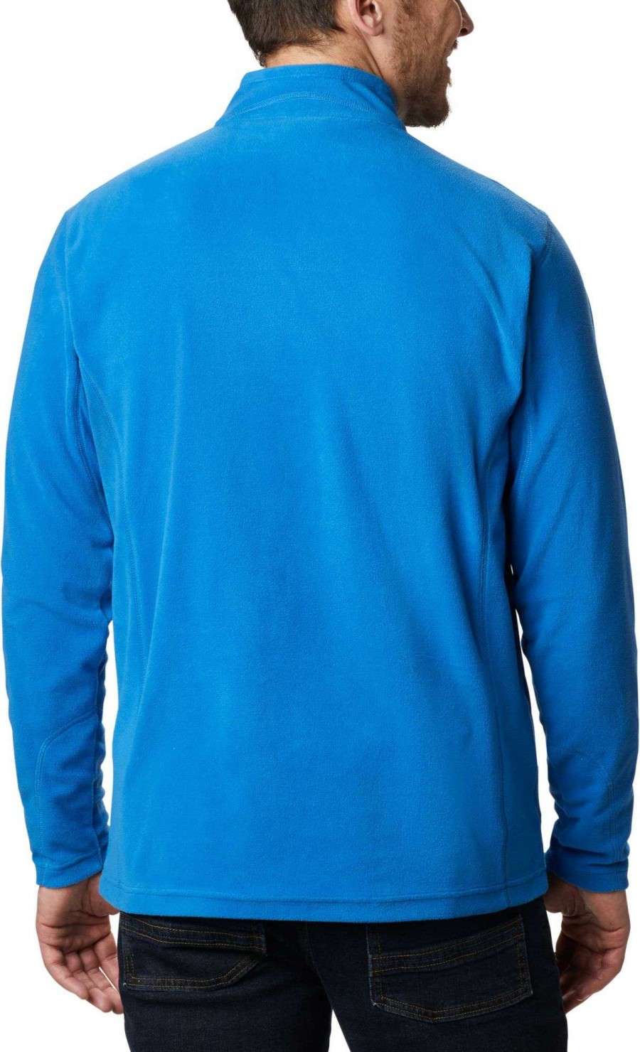 Sweatshirts * | Columbia Men'S Klamath Range Ii Half Zip Microfleece Pullover Bright Indigo