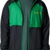 Jackets * | Columbia Men'S Oregon Ducks Black Flash Forward Full-Zip Jacket