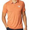 Shirts * | Columbia Men'S Texas Longhorns Burnt Orange Tech Trail Polo