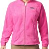 Jackets * | Columbia Women'S Tested Tough In Pink Benton Springs Full Zip Jacket