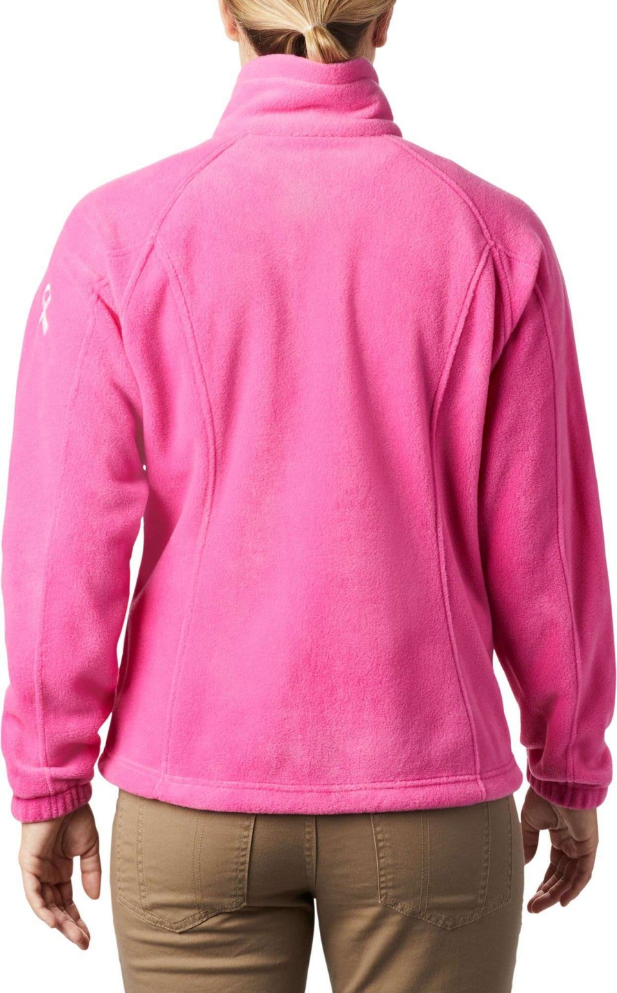 Jackets * | Columbia Women'S Tested Tough In Pink Benton Springs Full Zip Jacket