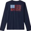 Shirts * | Columbia Boys' Tackle Fish Flag Long Sleeve Shirt