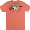 Shirts * | Columbia Men'S Gaucho Graphic Short Sleeve T-Shirt Bright Peach