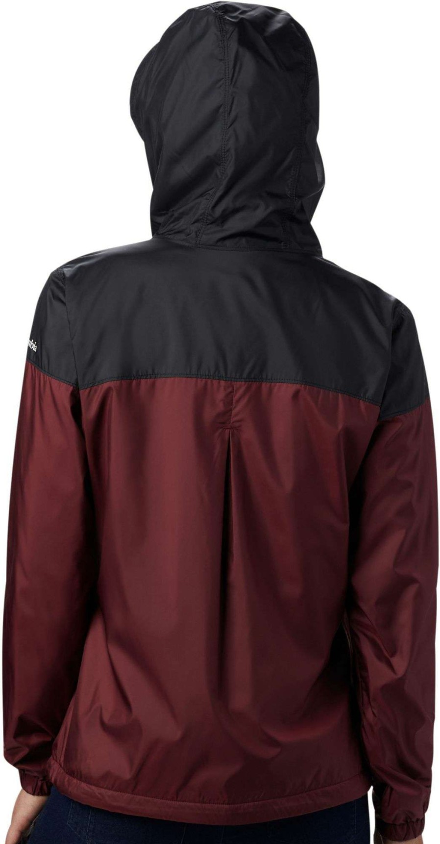 Jackets * | Columbia Women'S Virginia Tech Hokies Black/Maroon Clg Flash Forward Lined Jacket