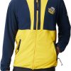 Jackets * | Columbia Men'S Michigan Wolverines Blue Back Bowl Full-Zip Fleece Jacket