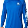 Shirts * | Columbia Men'S Kentucky Wildcats Blue Terminal Tackle Long Sleeve T-Shirt