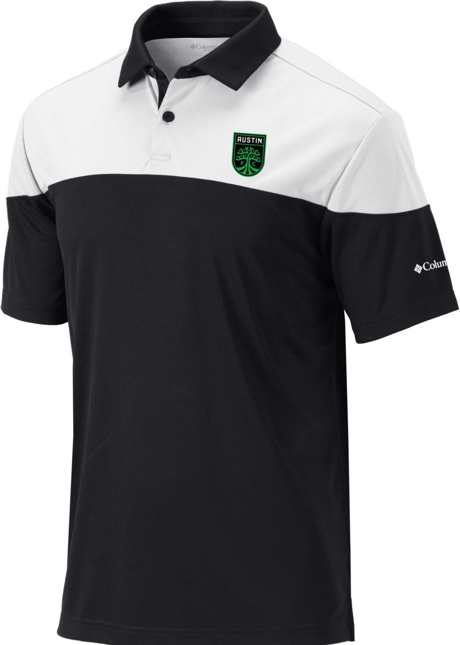 Shirts * | Columbia Austin Fc Best Black Polo For Men